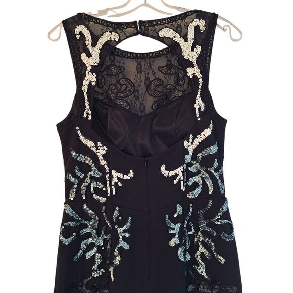 Sue Wong Nocturne Sequin Cocktail Dress NWOT Black Lined sz 10 Special Occasion - Picture 9 of 16